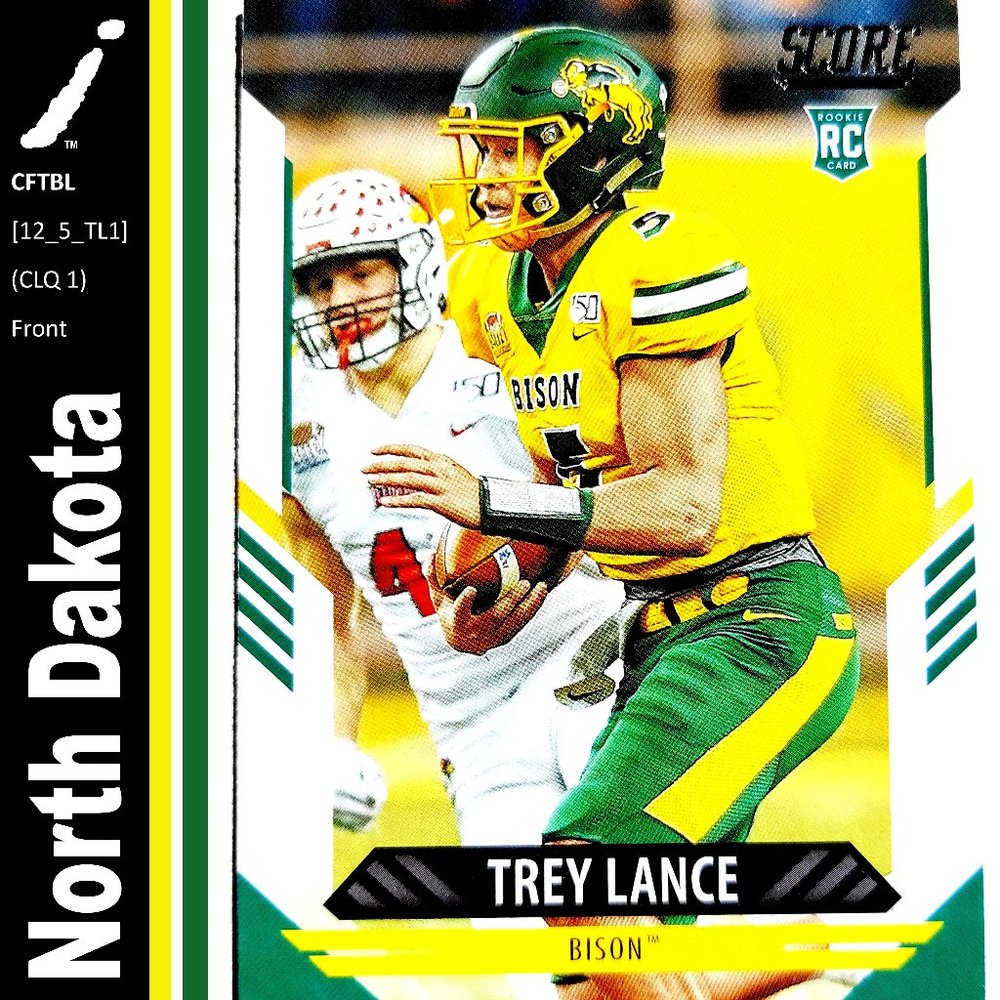 North Dakota State Bison (Trey Lance) - CFTBL [12_5_TL1]